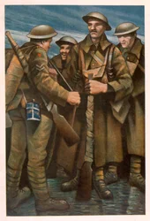 A Group of Soldiers, from British Artists at the Front, Continuation of The Western Front, 1918